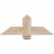 Ekena Millwork Eugene Smooth Timber Gable Bracket, Douglas Fir, 36"W x 13"H x 5 1/2"D x 5 1/2"F, 9/12 Pitch GBW036X13X0606EUG00SDF - alternate 1